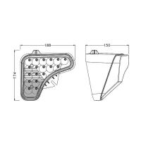 Bobcat M Series Skid Steer LED Right-Hand Headlight — view 4