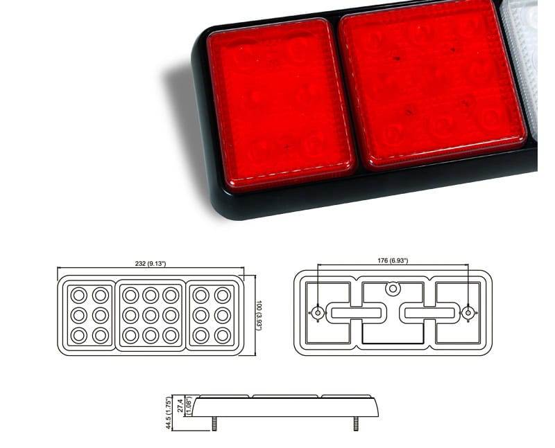 LED Truck Trailer Tail Lights TL-279