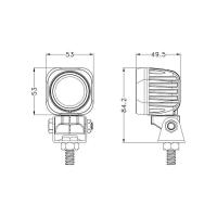 2inch 10W Round LED Work Lights — view 4