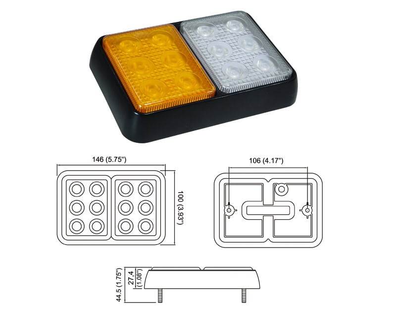 LED Truck Trailer Tail Lights TL-278