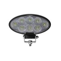 7″ 80W Oval LED Work Light with Swivel Bracket — view 3