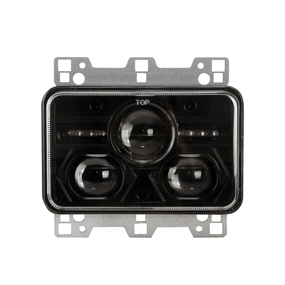 6×4 inch LED high/low beam tractor headlight with daytime running light