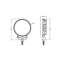 4.5 inch 24W Round OSRAM LED Work Lamps — view 4