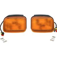 John Deere 5000-7030 Series LED Amber Cab Corner Light Kit — view 2