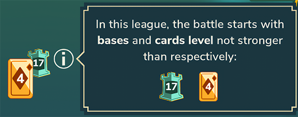 Platinum League card level cap