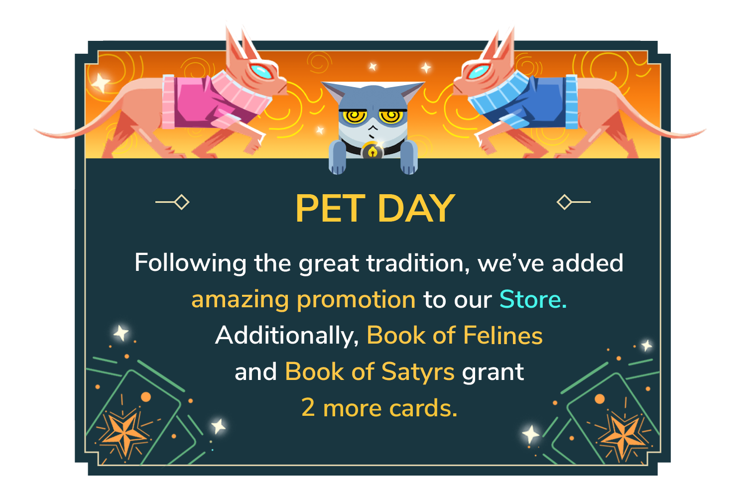 Pet Day in-game pop-up.