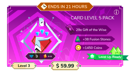 Existing Card Offer in the Shop 