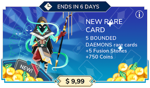 Bounded Daemons pack: 5 copies of Bounded Daemons + 750 coins