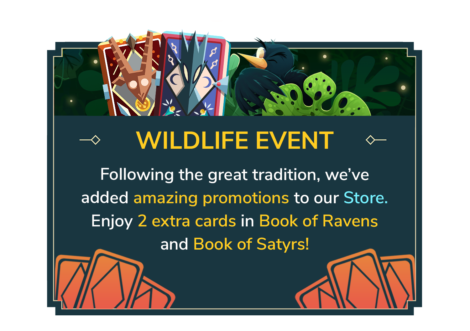 Wildlife Event pop-up