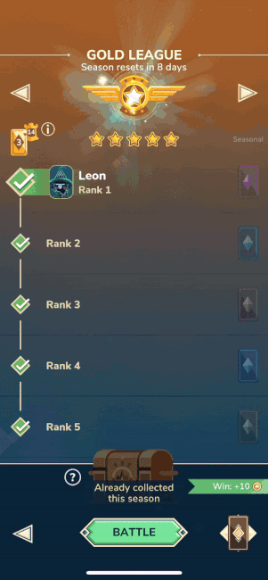 Gif showcasing new UI tweaks