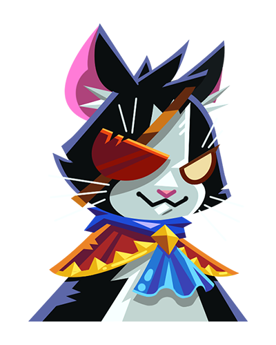 Pirate cat avatar