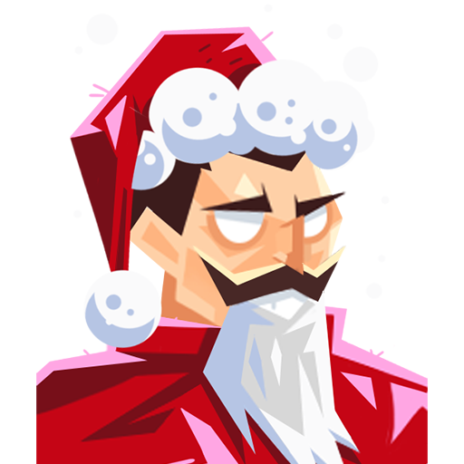 Edrik in a Santa outfit