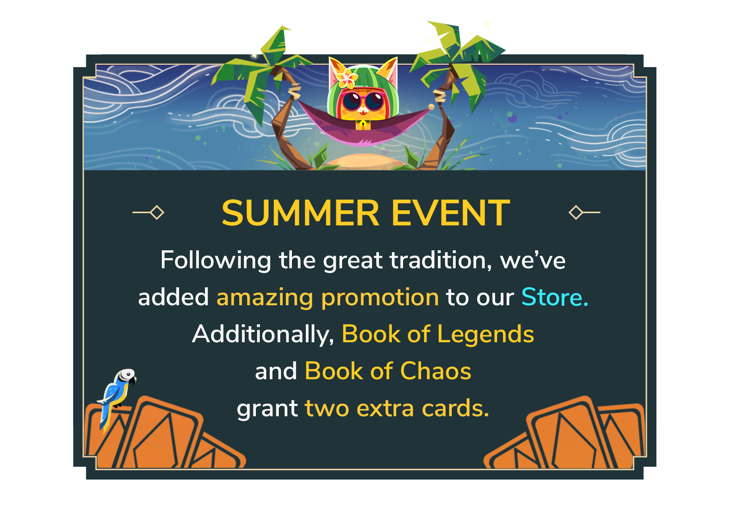 Event in-game pop-up.