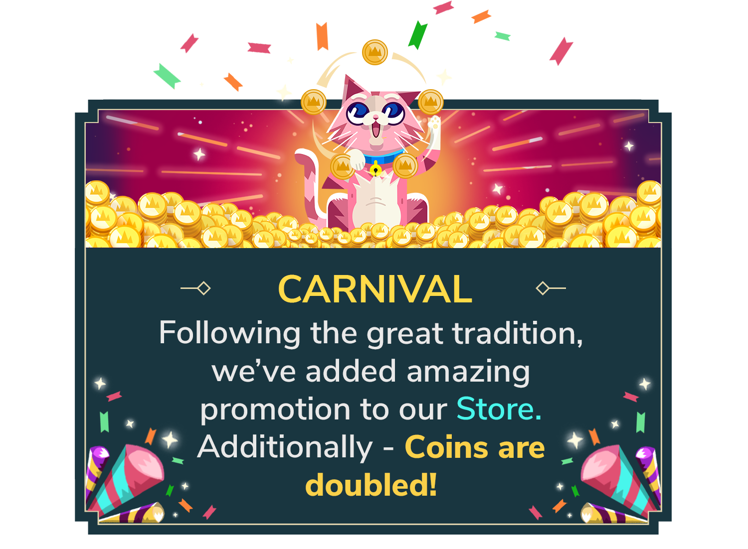 Carnival Welcome Message