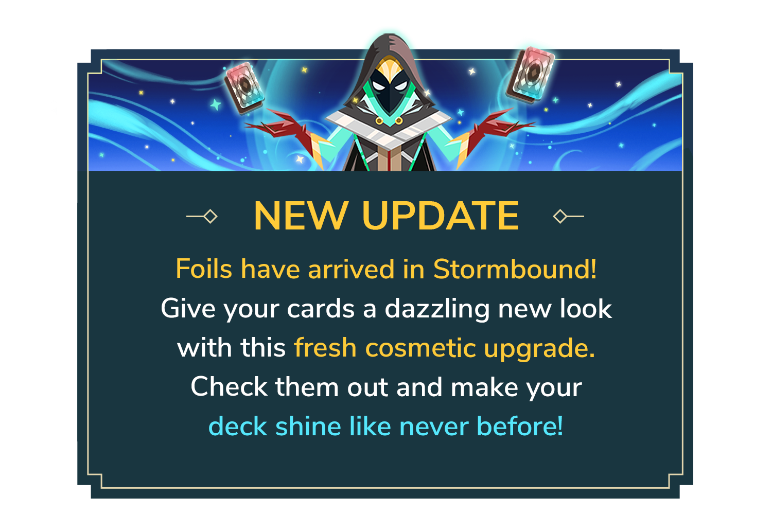 New Update Welcome Message