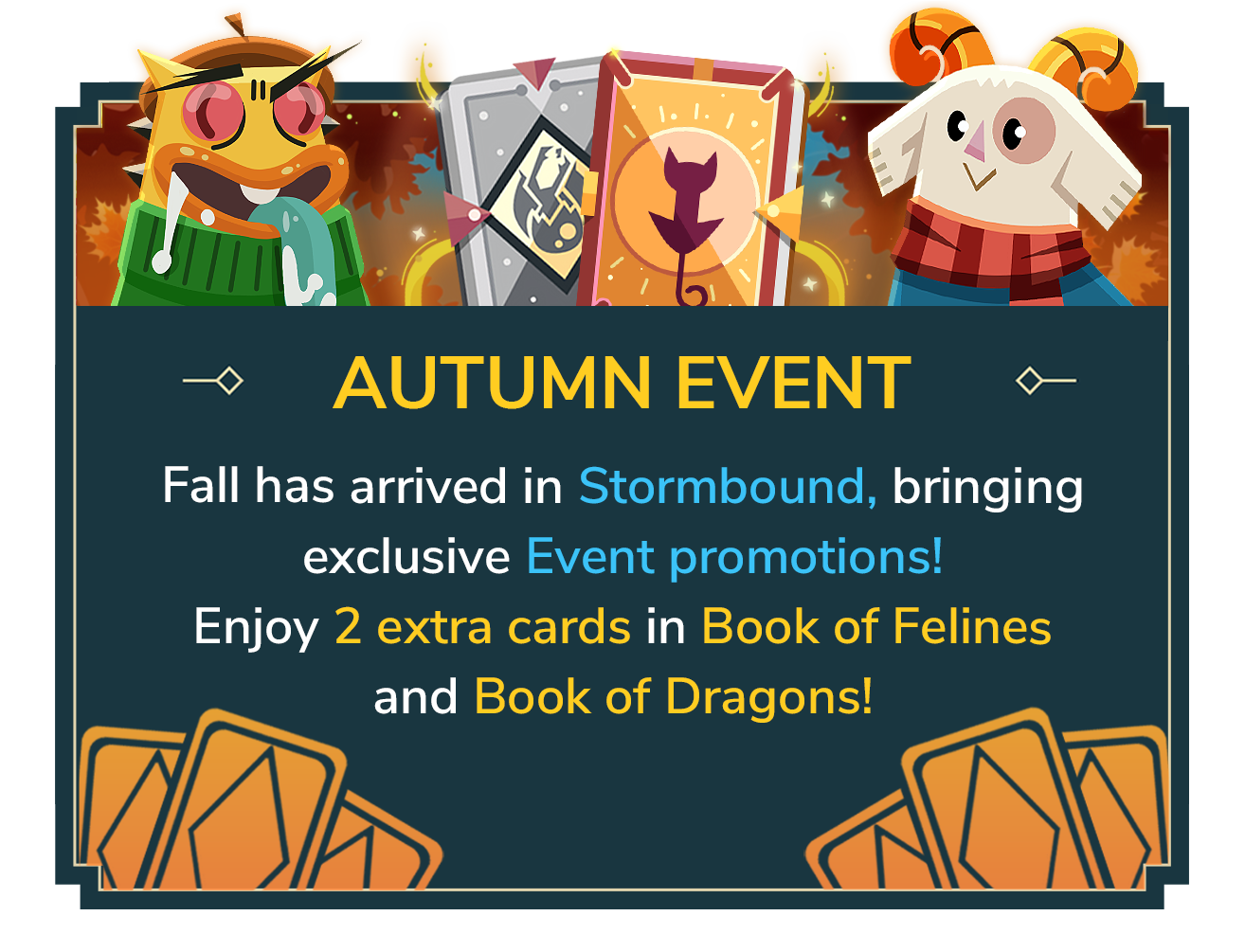 Autumn Welcome Message Popup 2024