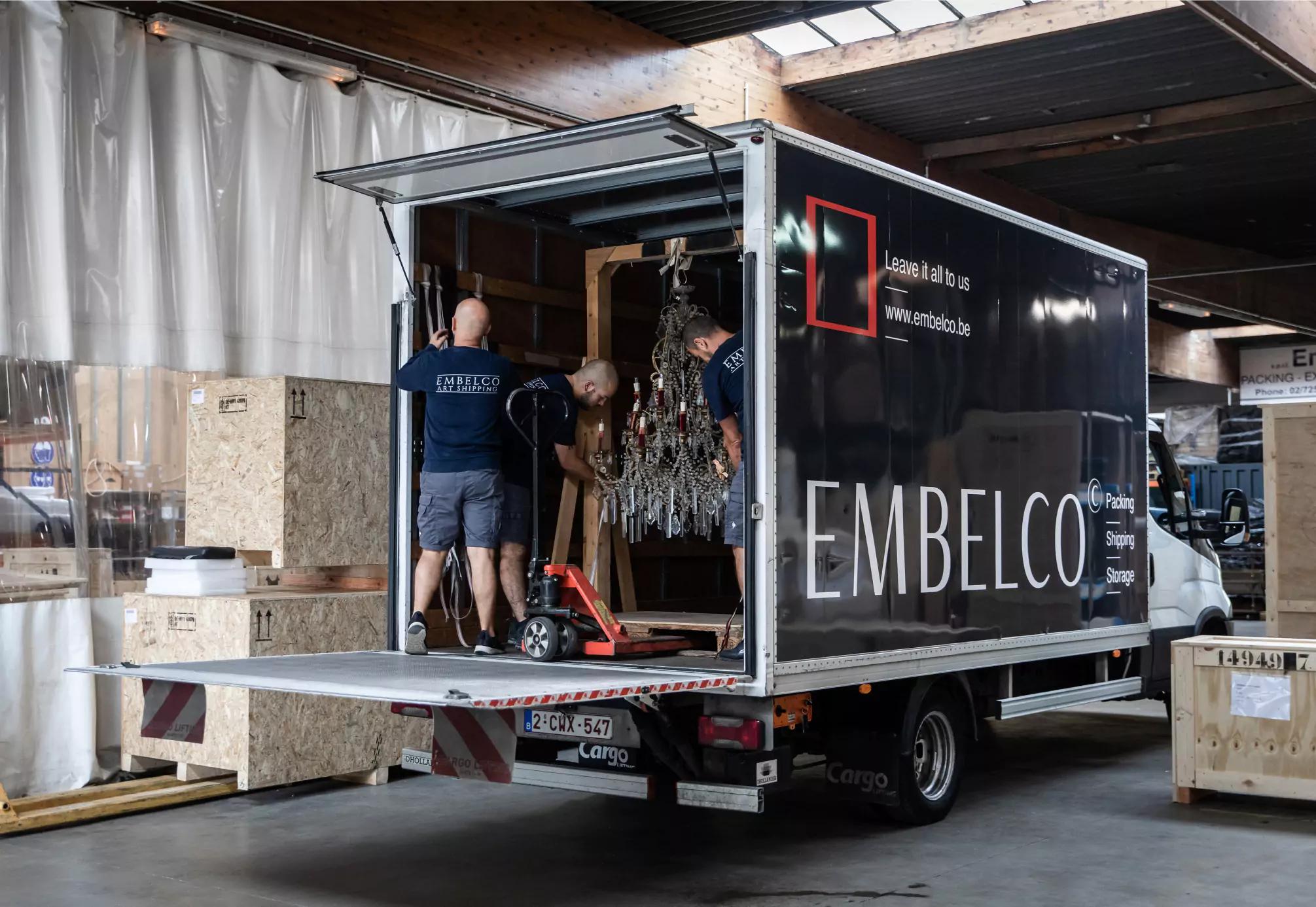 Nils de Chevigny at his desk at Embelco 