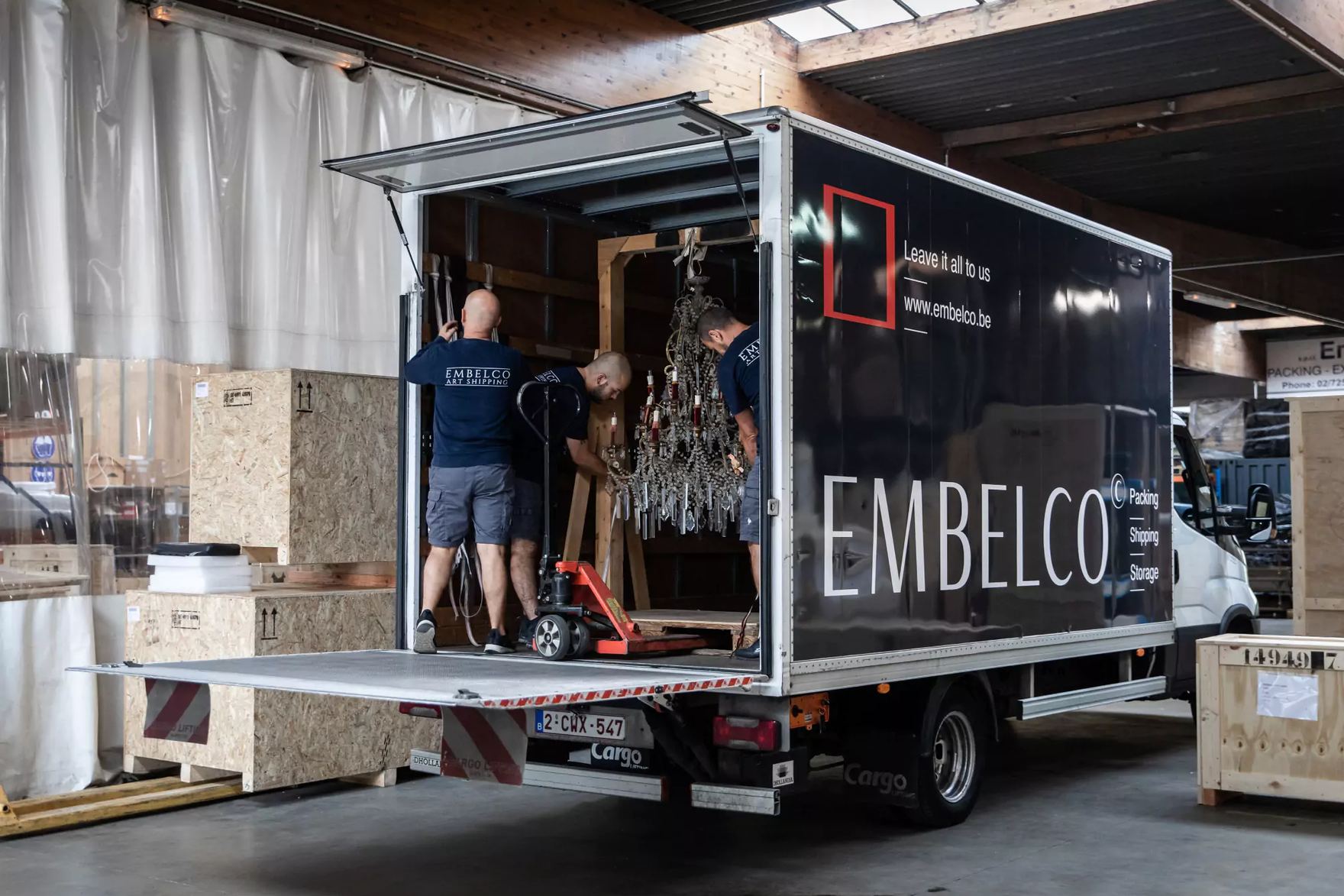 Nils de Chevigny at his desk at Embelco