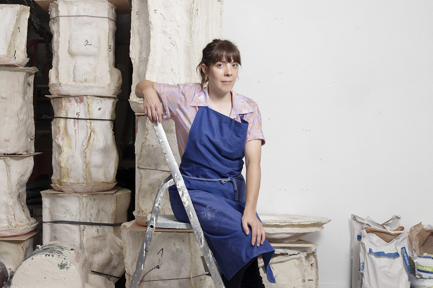 Marion Verboom in her studio