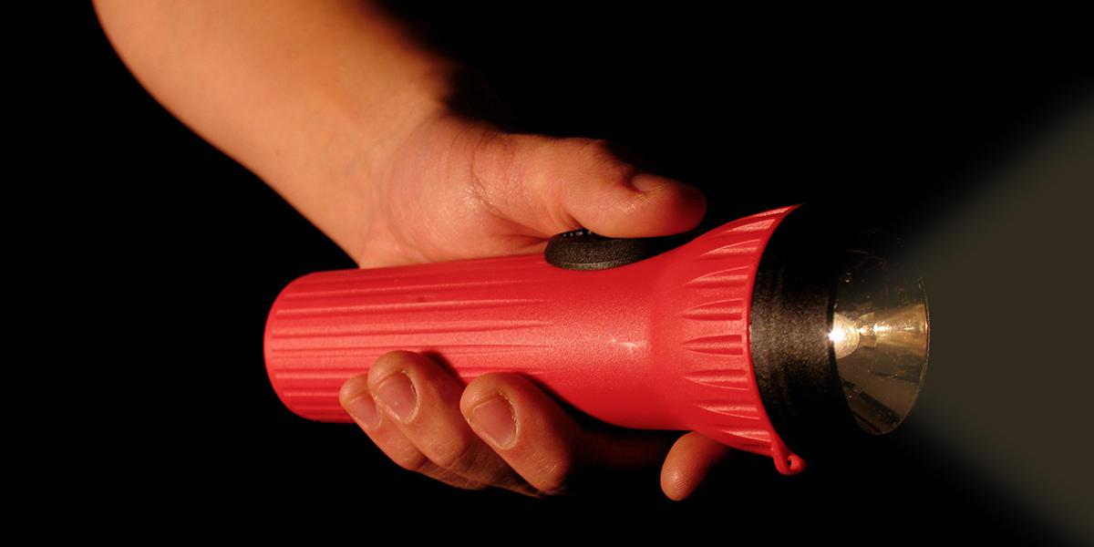 You Hold the Flashlight