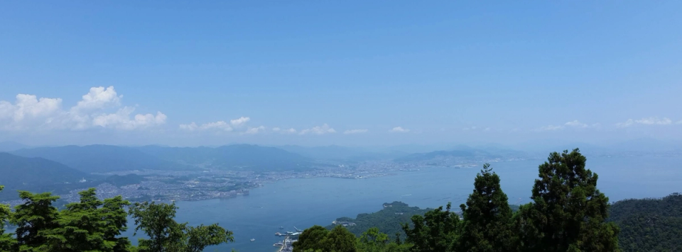 Mer intérieure de Seto depuis le Mont Misen