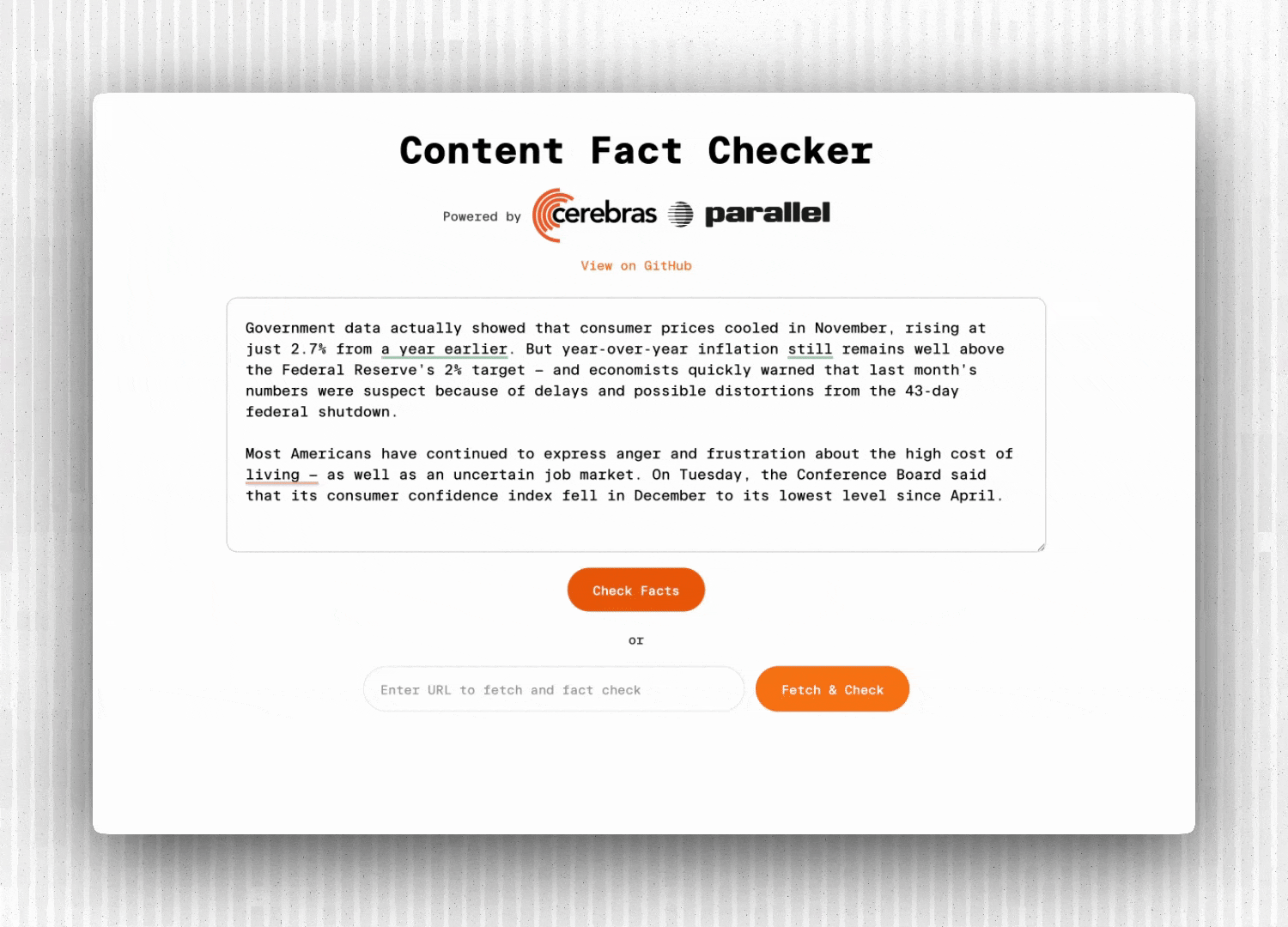 Build a Real-Time AI Fact Checker with Parallel & Cerebras | Parallel ...