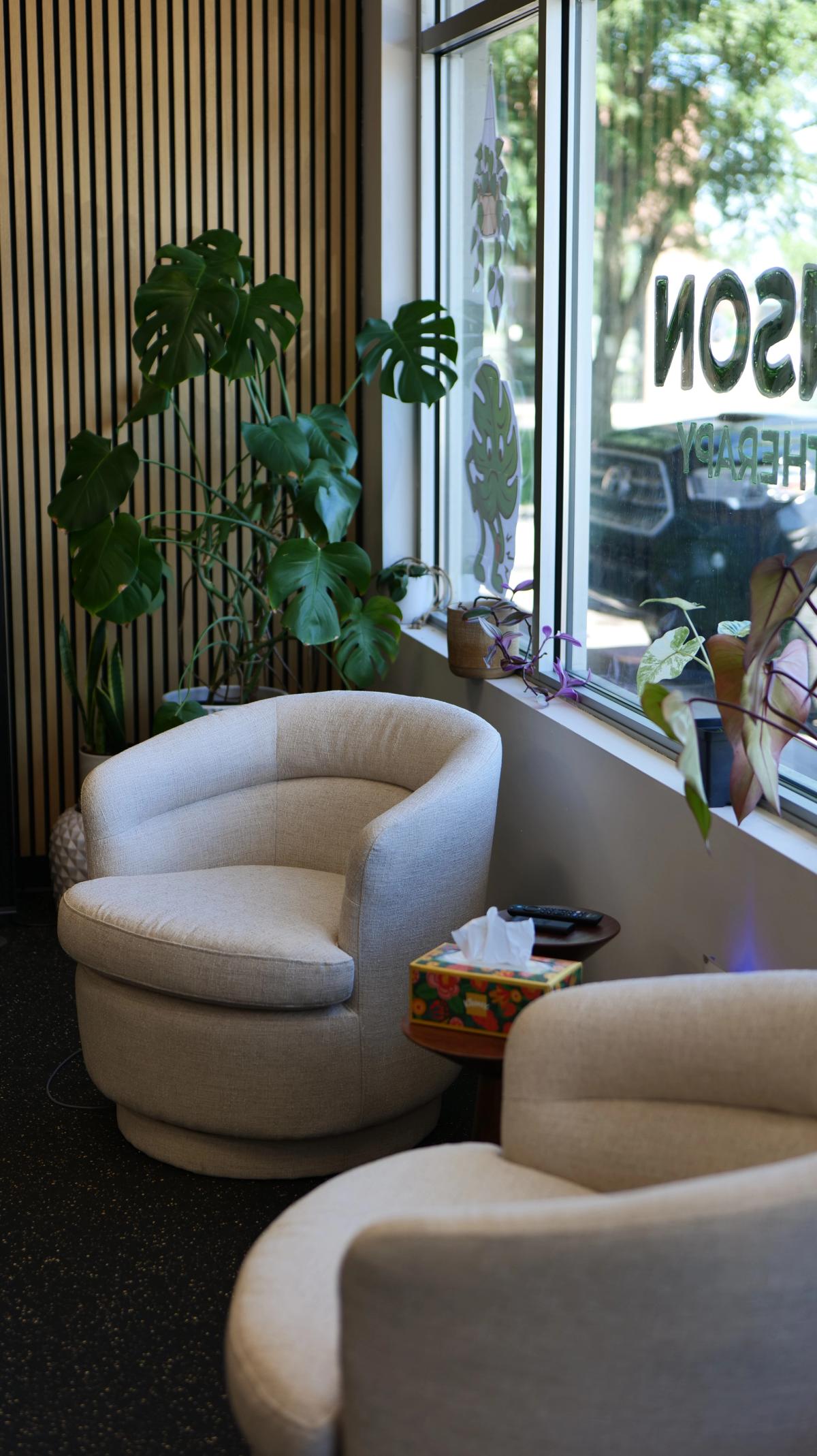 Welcoming seating area at Robinson Physical Therapy