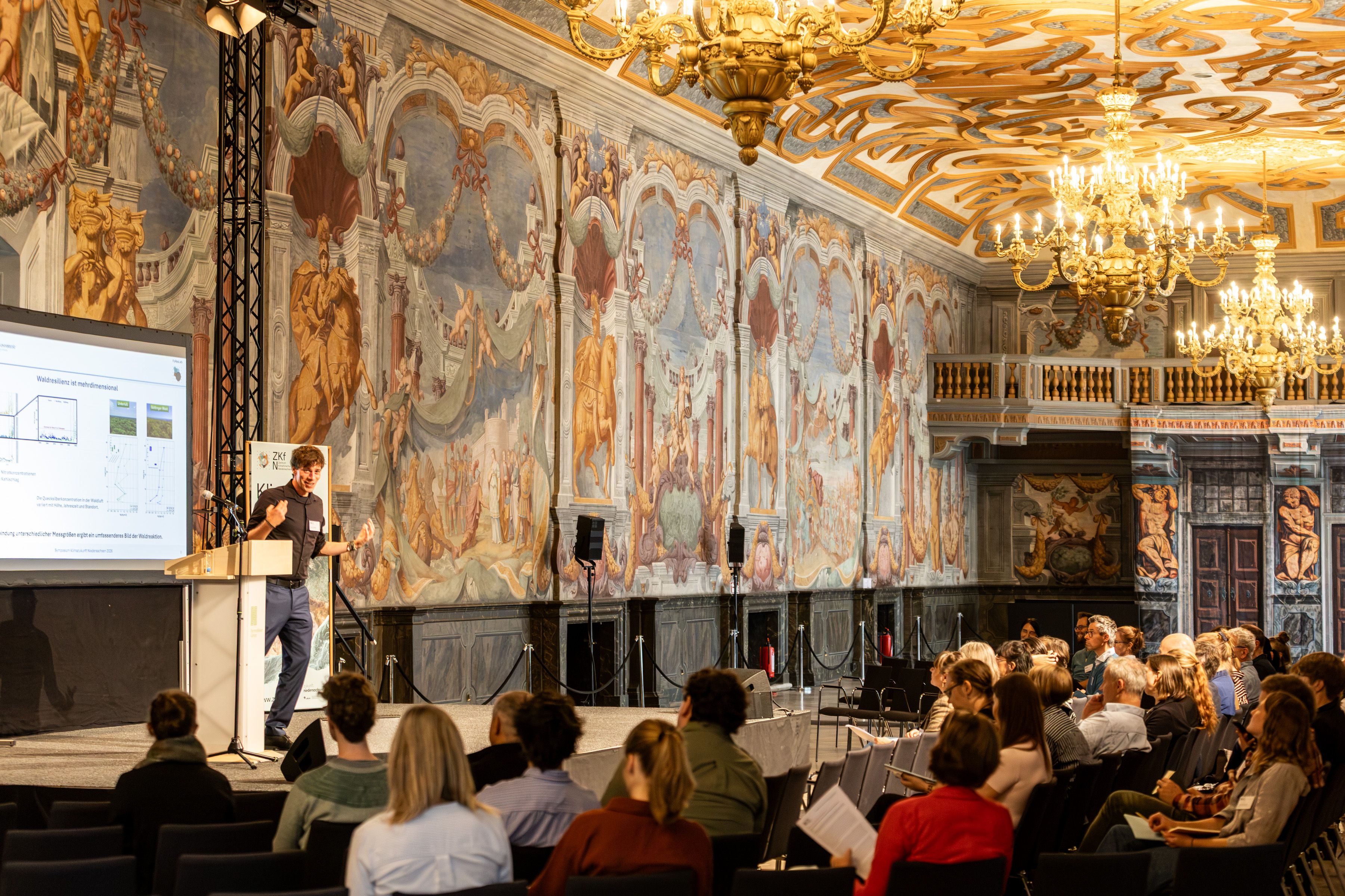 With more than 20 presentations, the members of the Climate Future Labs organized the symposium.