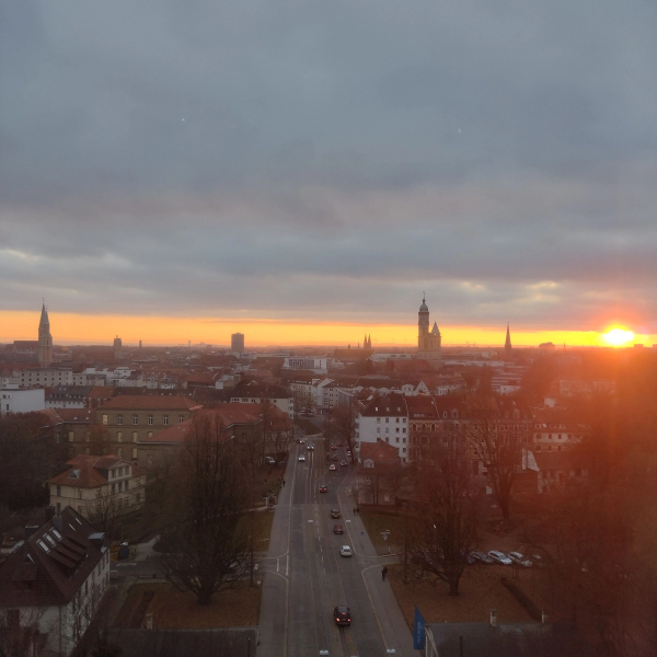 View from the old rooms of the ZKfN office of Braunschweig city centre