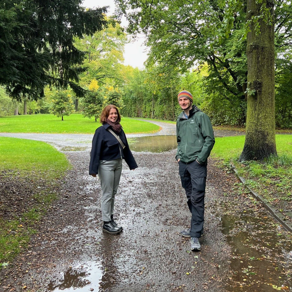 Katharina Zickwolf and Dr Jonas Hagge in Göttingen