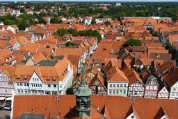Half-timbered houses in the city centre of Celle