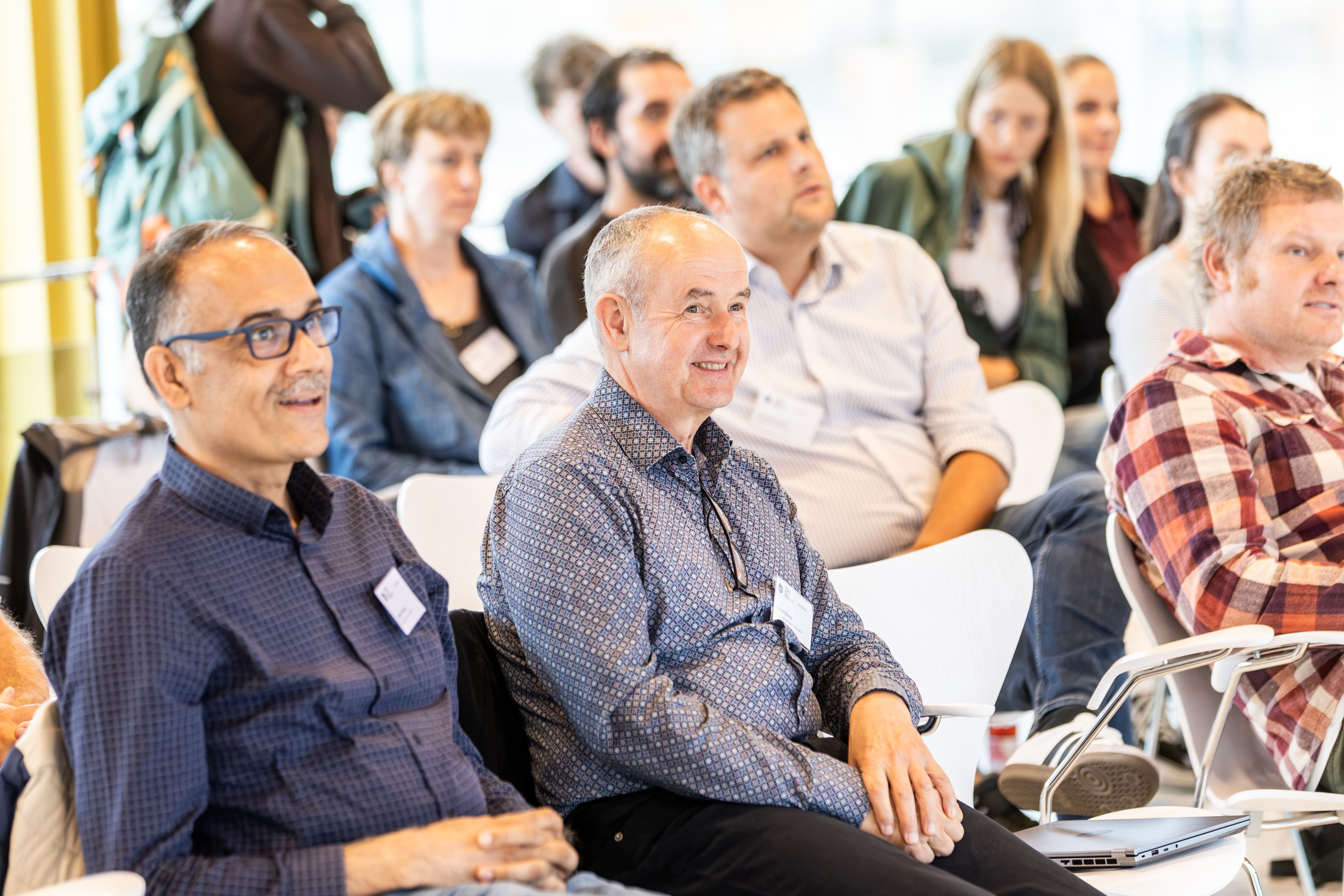 Attentive listeners at the presentations from the Climate Future Labs.
