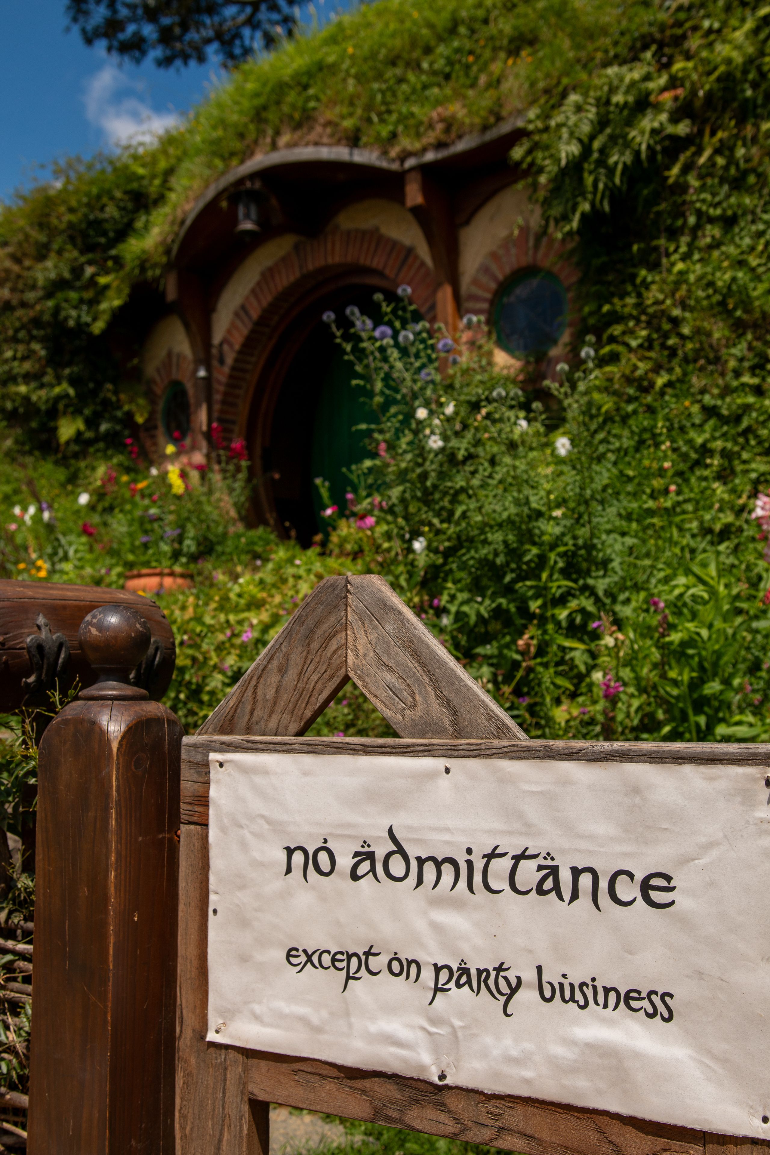 Yes, you can purchase that sign in the gift shop