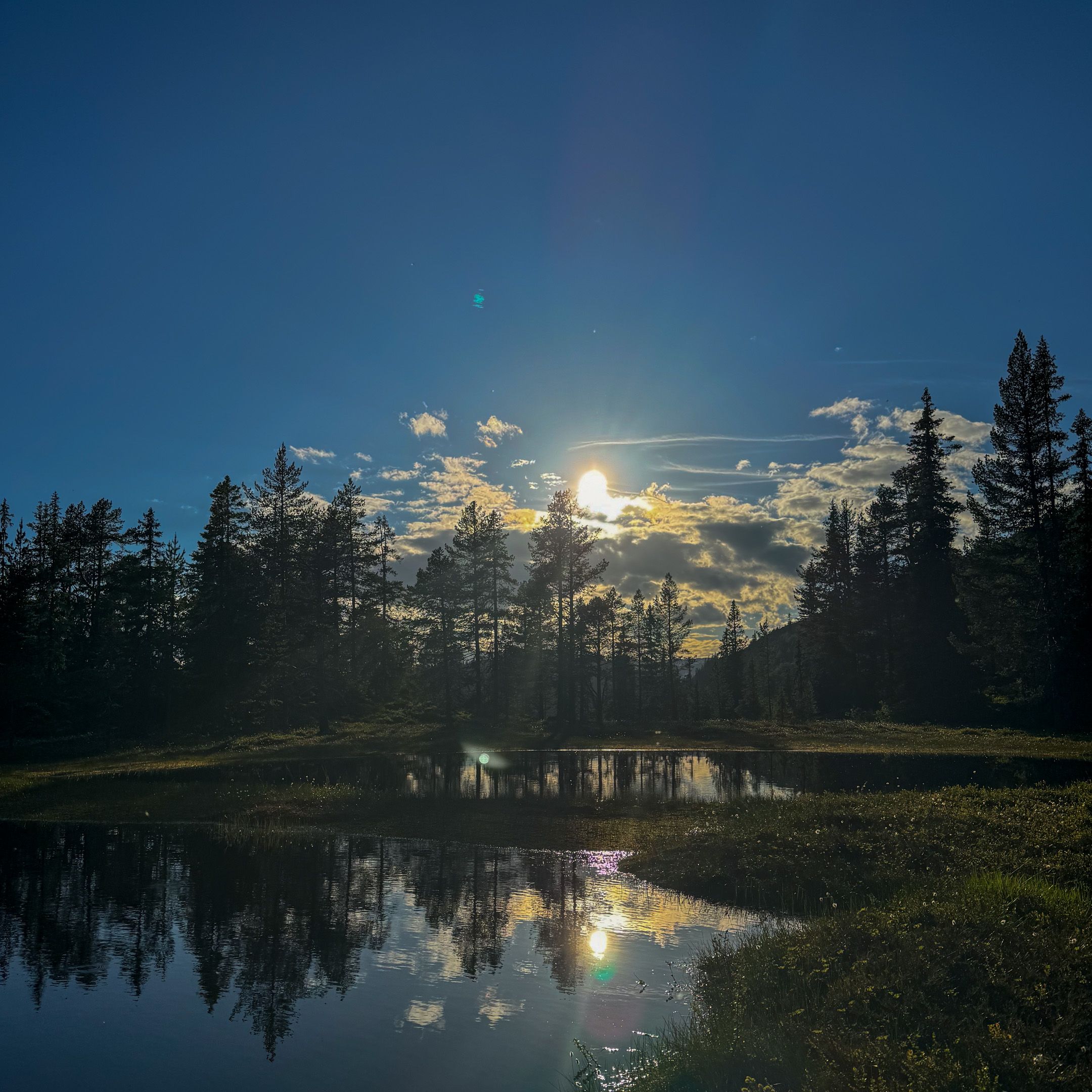 Evening in the Norwegian mountains