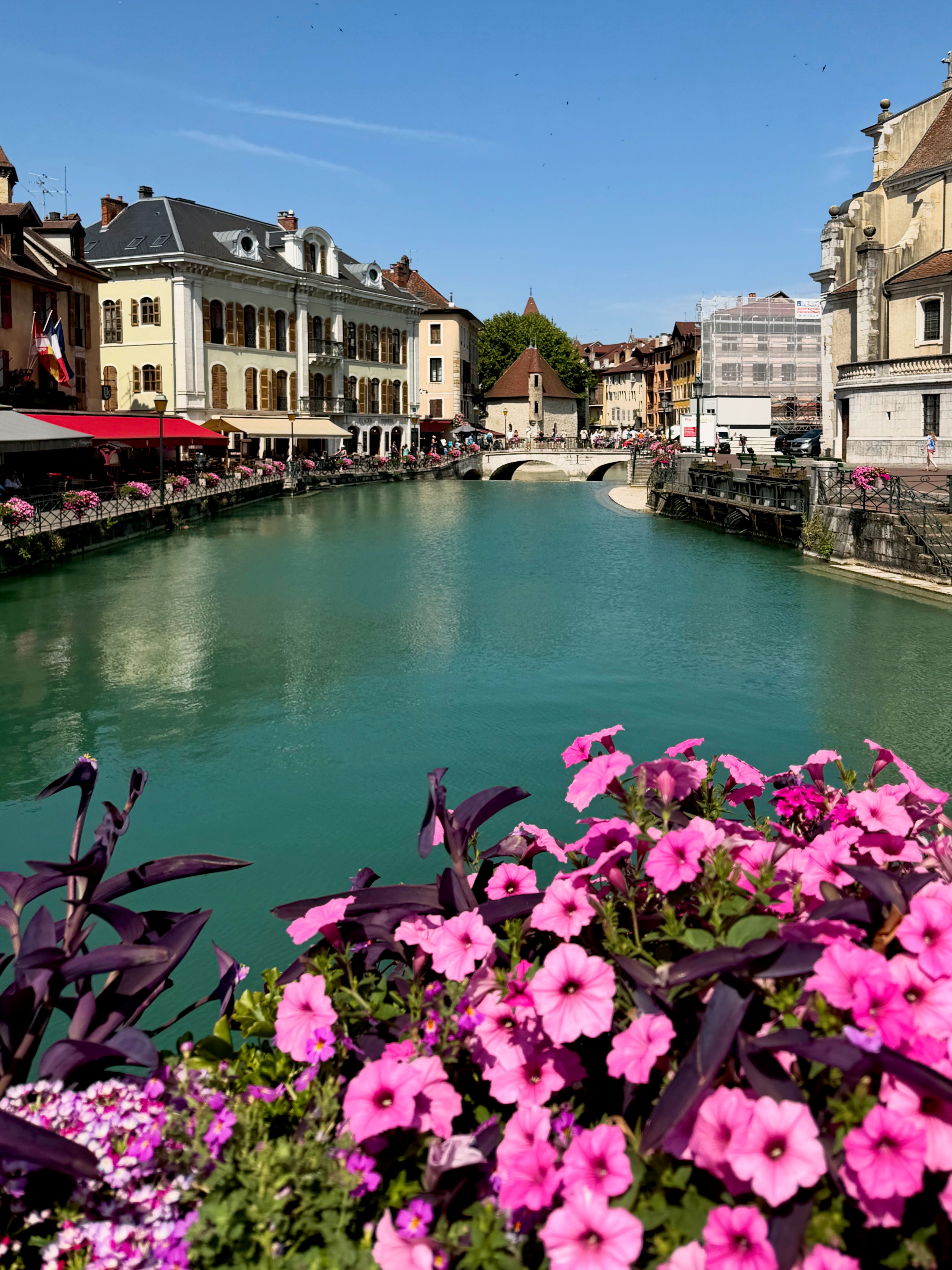 A canal in Annecy, the Venice of the alps