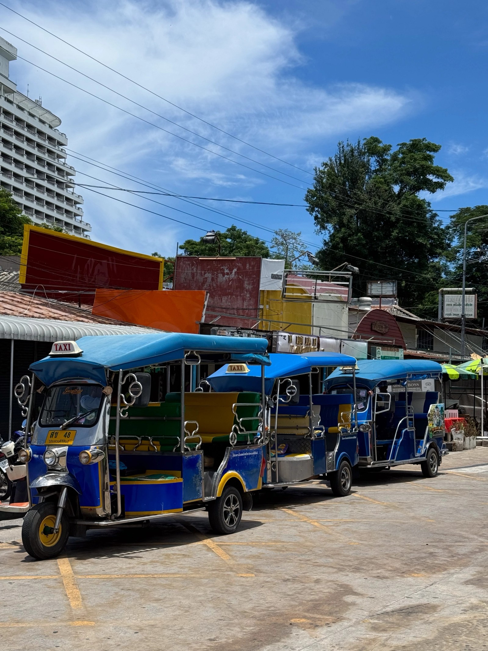 Tuk-tuks in Hua Hin