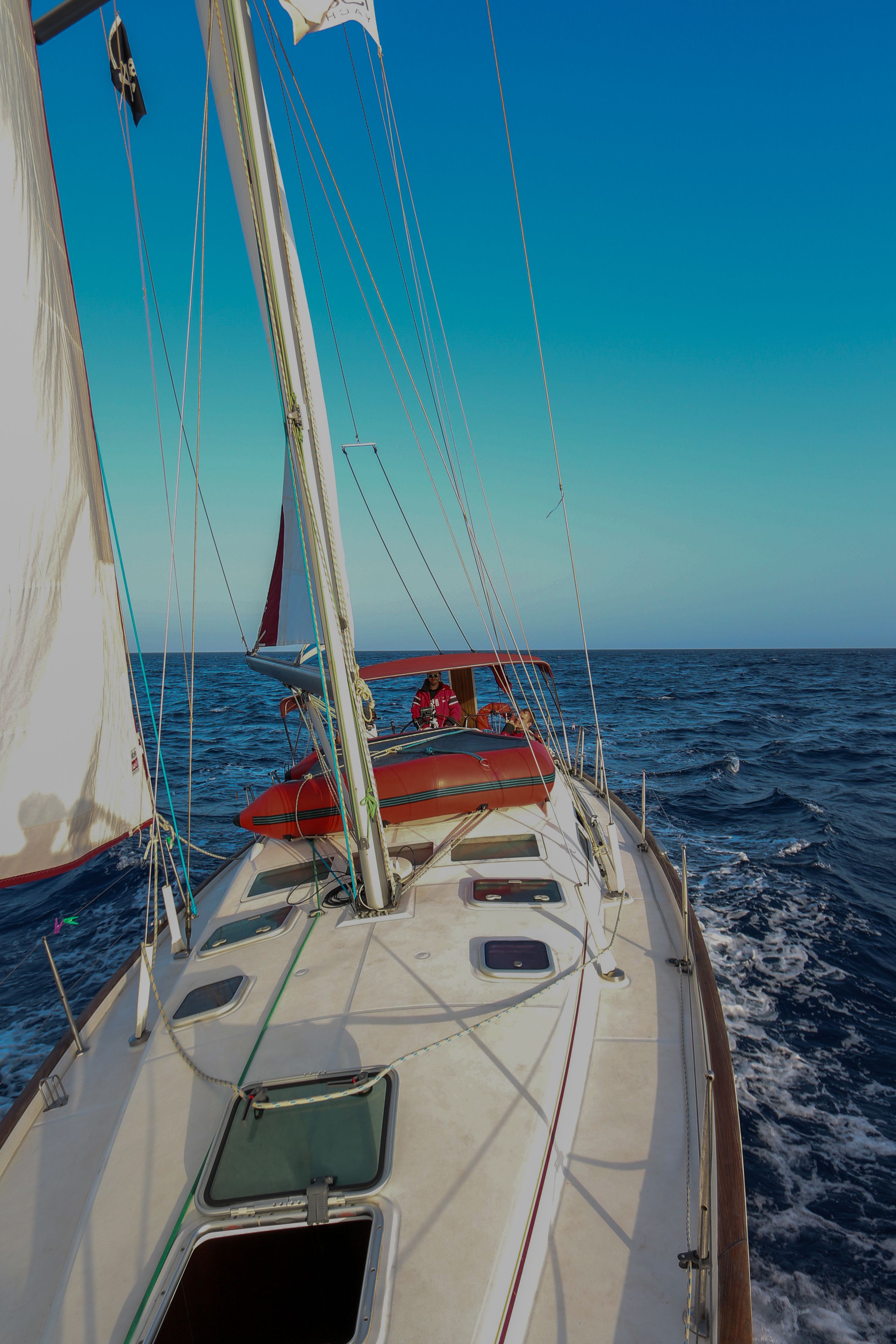 Sailing in the mediterranean