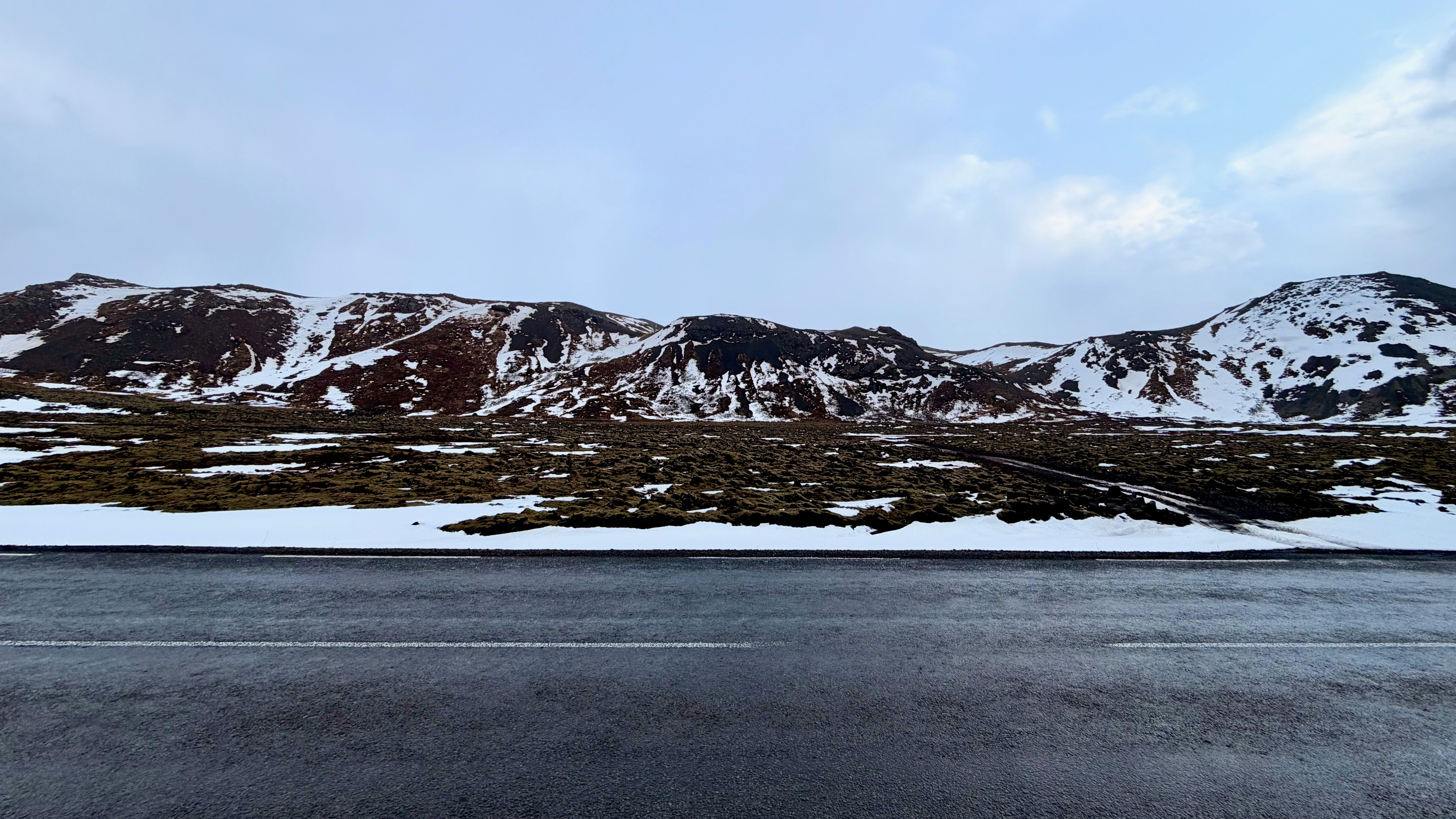 On the road in Iceland