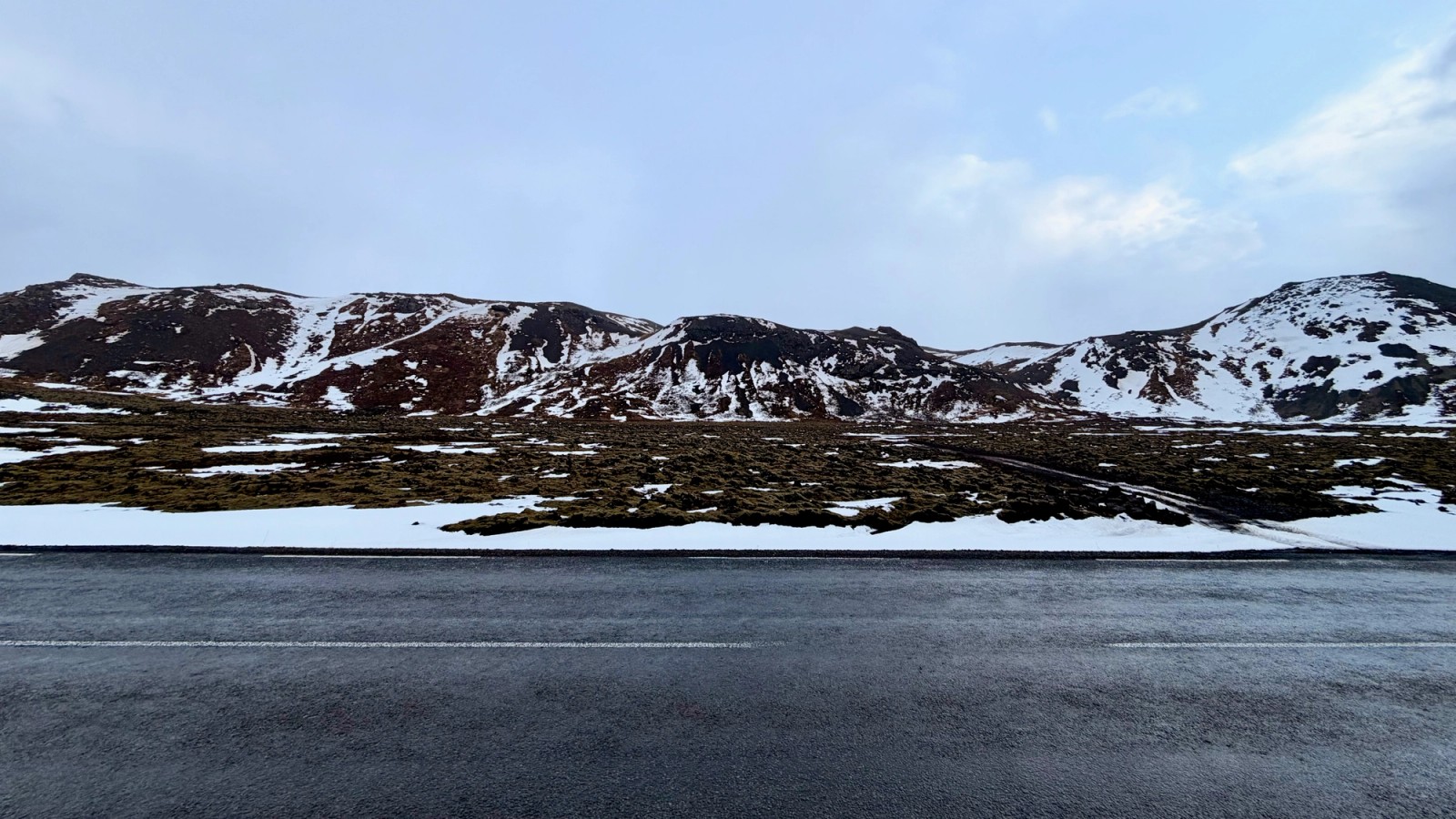 On the road in Iceland