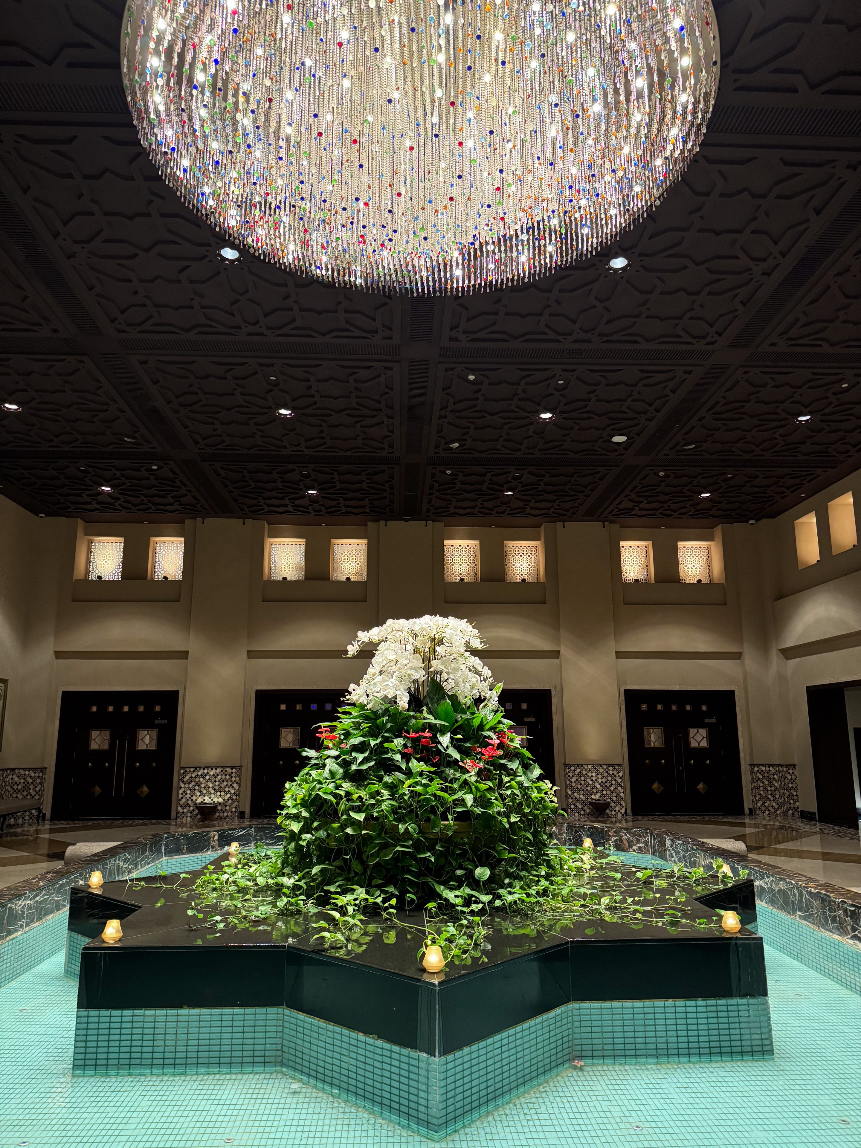 Hotel lobby in Doha