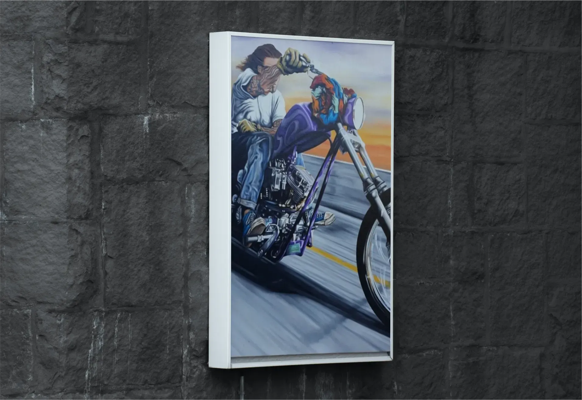 Motorcycle painting