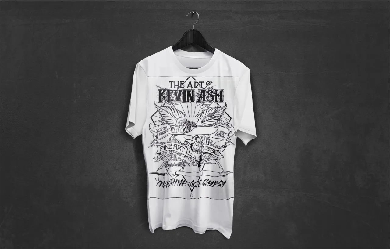 The Art Of Kev Ash Tee Shirt