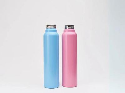Matte pastel bottleware, a Colortek finish on metal