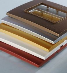 Stack of coated industrial panels