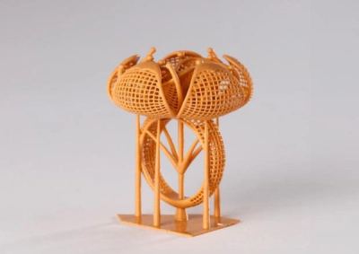 Filigree ring pattern, a Colortek finish on 3d