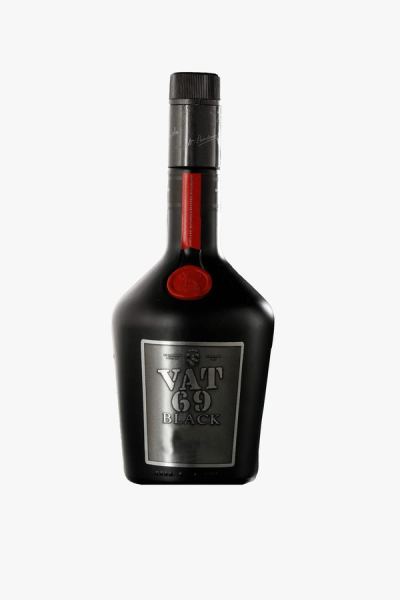 Matte black liquor bottle, a Colortek finish on glass