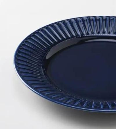 Cobalt tableware, a Colortek finish on ceramics