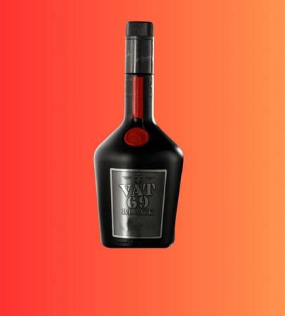 Black spirits bottle, a Colortek finish on glass