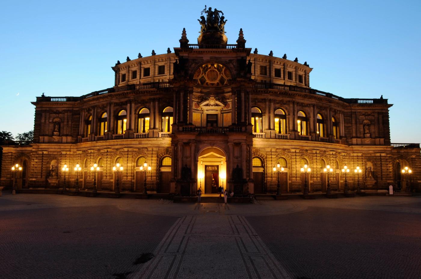 Die Semperoper in Dresden