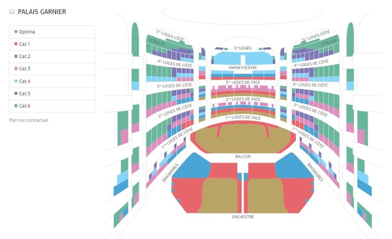 Sitzplan Palais Garnier
